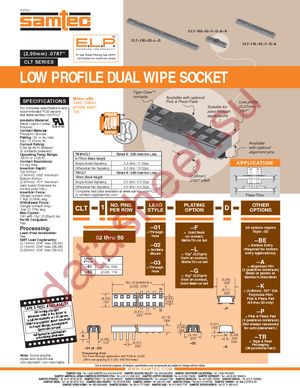 CLT-119-02-L-D datasheet  